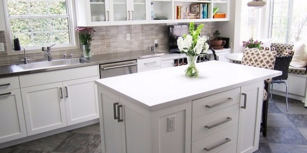 Kitchen With Beautiful Wood Cabinets